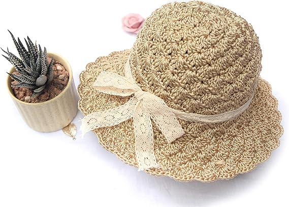 crochet baby sun hat