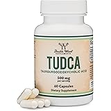 TUDCA Bile Salts Liver Support Supplement, 500mg Servings, Liver and Gallbladder Cleanse Supplement (60 Capsules, 250mg) Genu