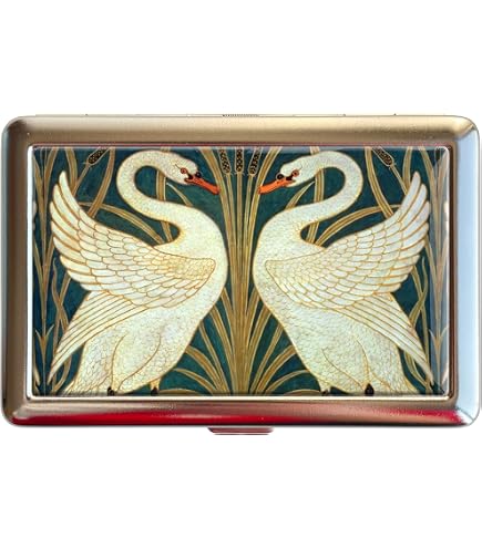 art nouveau cigarette case Amazon.com: Art Nouveau Swan Cigarette Case Business Card ID Holder Wallet  Bird Pattern Swans Deco : Health & Household