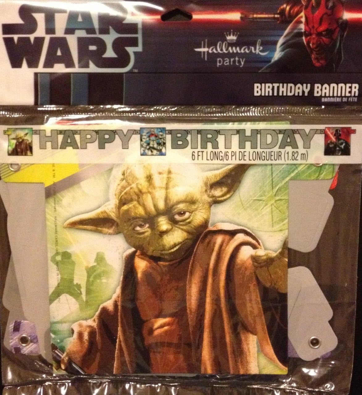 Star Wars Banniere Joyeux Anniversaire 1bnr3802 Amazon Fr Jeux Et Jouets