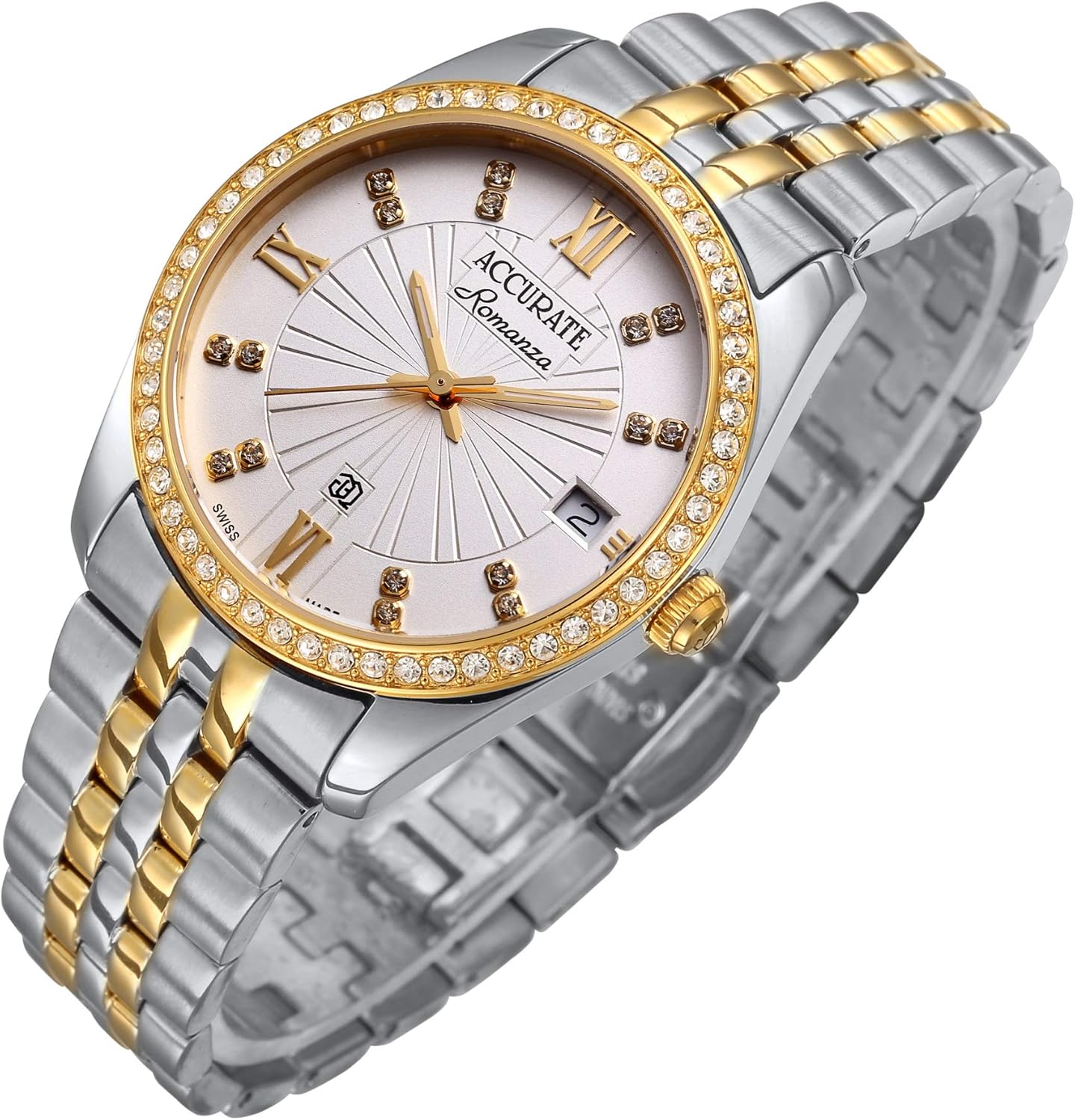 Accurate Swiss Made Watch Romanza ALQ1904T white Dial Buy Online