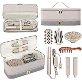 BAGCRAZY Travel Carrying Case for Dyson Shark Flexstyle Revlon Hair Dryer Airwrap, Double-Layer Dyson Airwrap Travel Case, Portable Shark Hair Tools Storage Bag for Airwrap Styler and Attachments
