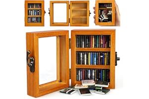 WAIZHIUA Anxiety Mini Bookshelf Ornament - Shake Away Your Anxiety Miniature Book Library With 60pcs Mini Books for Book Lovers Home Room Office Decor (Brown)