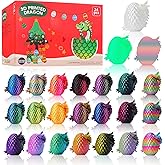 JOMBY 24PCS 3D Printed Dragon Eggs with Dragon Inside, Prefilled Easter Dragon Egg with Dragon Toy for Basket Stuffers, Fidget Toy for Adults Teens Boy Birthday Gifts Cool Easter Basket Stuffers