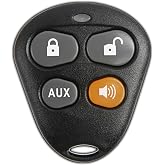 Key Fob Remote for Viper (EZSDEI474V) | Replacement for Viper Python Avital Hornet Automate (RPN 474V, RPN 473A) 4-Button Self Programmable