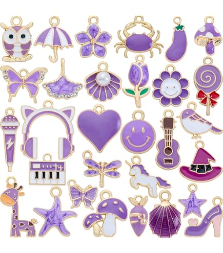 Alloy Enamel Shell Pendant Charms Jewelry Making Findings - Temu United...