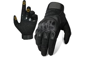 1TG Tactical Motorcycle Gloves, Touchscreen Gloves for Men with Soft Palm Pads for Motorcycle Riding, Road Racing, Cycling, Motocross, Hunting, Hiking and Climbing