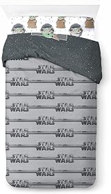 Jay Franco Star Wars The Mandalorian Curious Child Bedding Set 3pc Single view 3