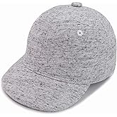 Keepersheep Baby Baseball Cap Infant Sun Hat, Cotton Knit with Soft Brim, Adjustable Soft Newborn Toddler Cap