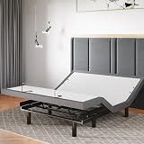 Sven & Son Classic Adjustable Bed Base, Head and Foot Lift, Massage, Under-Bed Lights, USB, Memory, Zero Gravity Smart Frame - Full