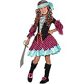 Salty Taffy Girl's Pirate Costume