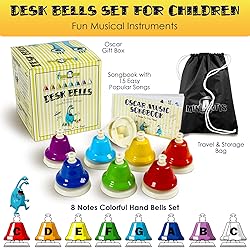 MINIARTIS Desk Bells for Kids | Educational Music