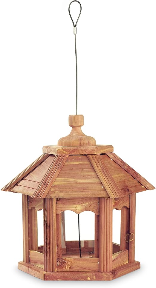 Amazon Com Pennington 100509194 Cedar Gazebo Bird Feeder 3 Lb