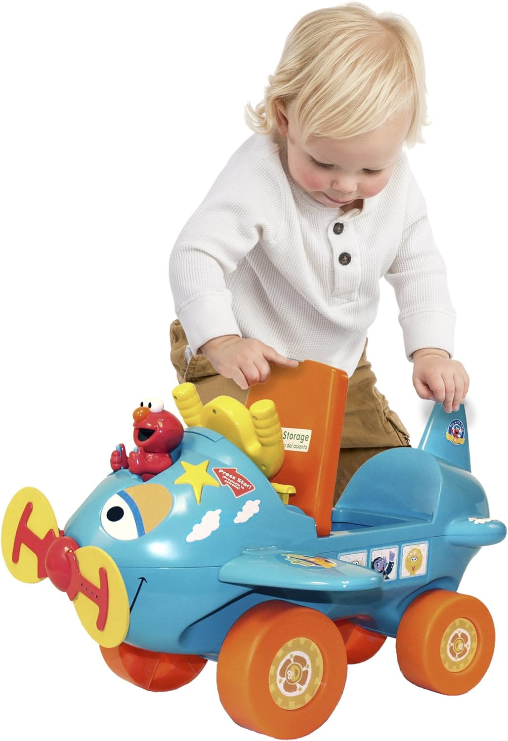 elmo airplane ride on toy