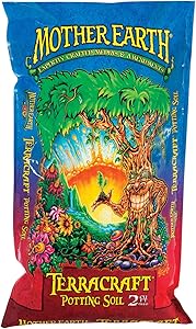 Mother Earth HGC714901 Terracraft Potting Soil, All Purpose Potting Soil For All Plants, Flowers, Vegetables And Tomatoes, 2 Cu. Ft.