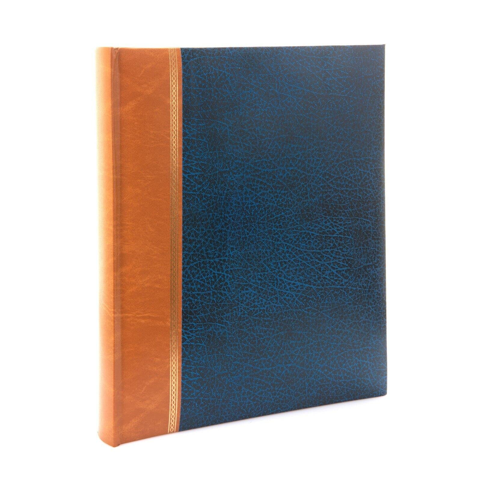 Kenro Grace Classic Photo Album for 300 Photos 6x4 Inches / 10x15cm Navy Blue Faux Leather Slip-In Pages and Memo Space - KD111UE
