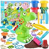 PLAY Dinosaur Clay Sets for Ages Kids 4-8 - Color