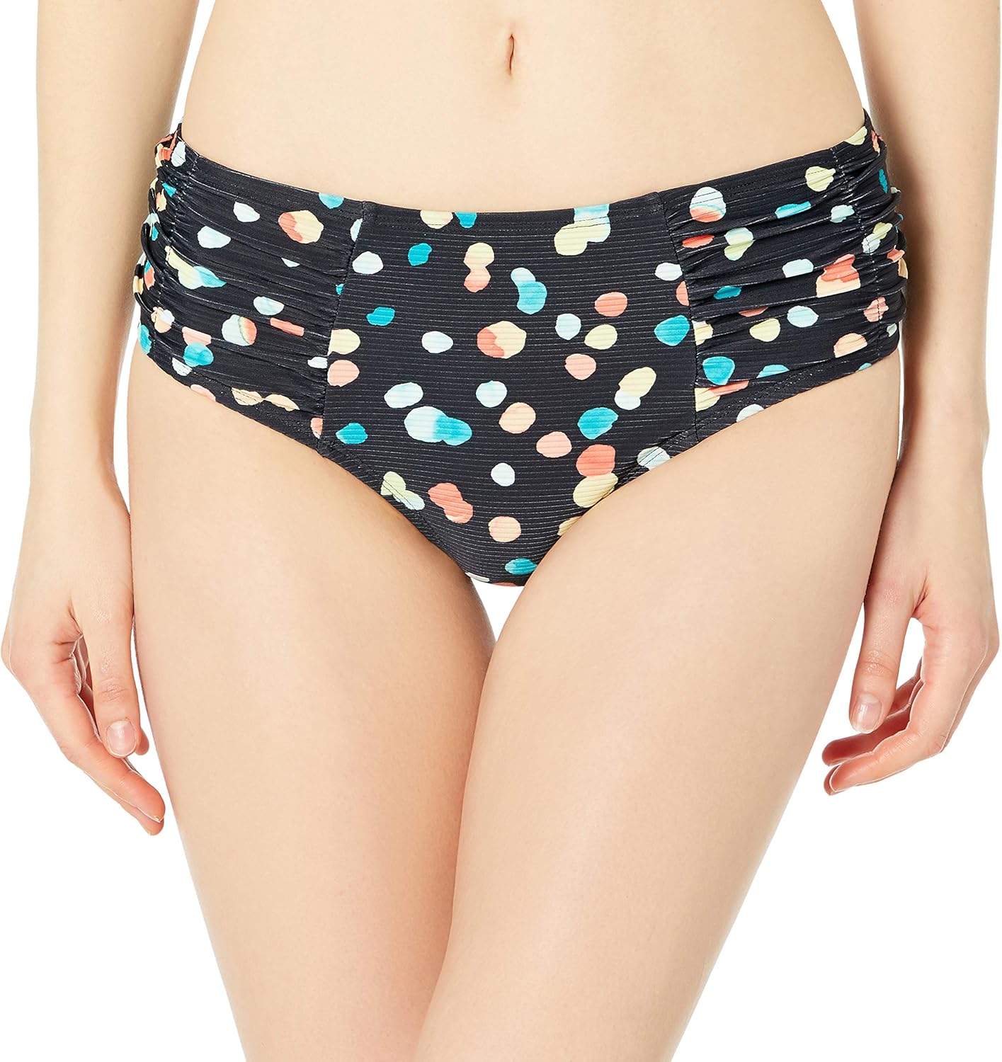 Skye Women S Sacramento Mall Alessia Hi Waist Bikini Bottom Ruched Swimsuit