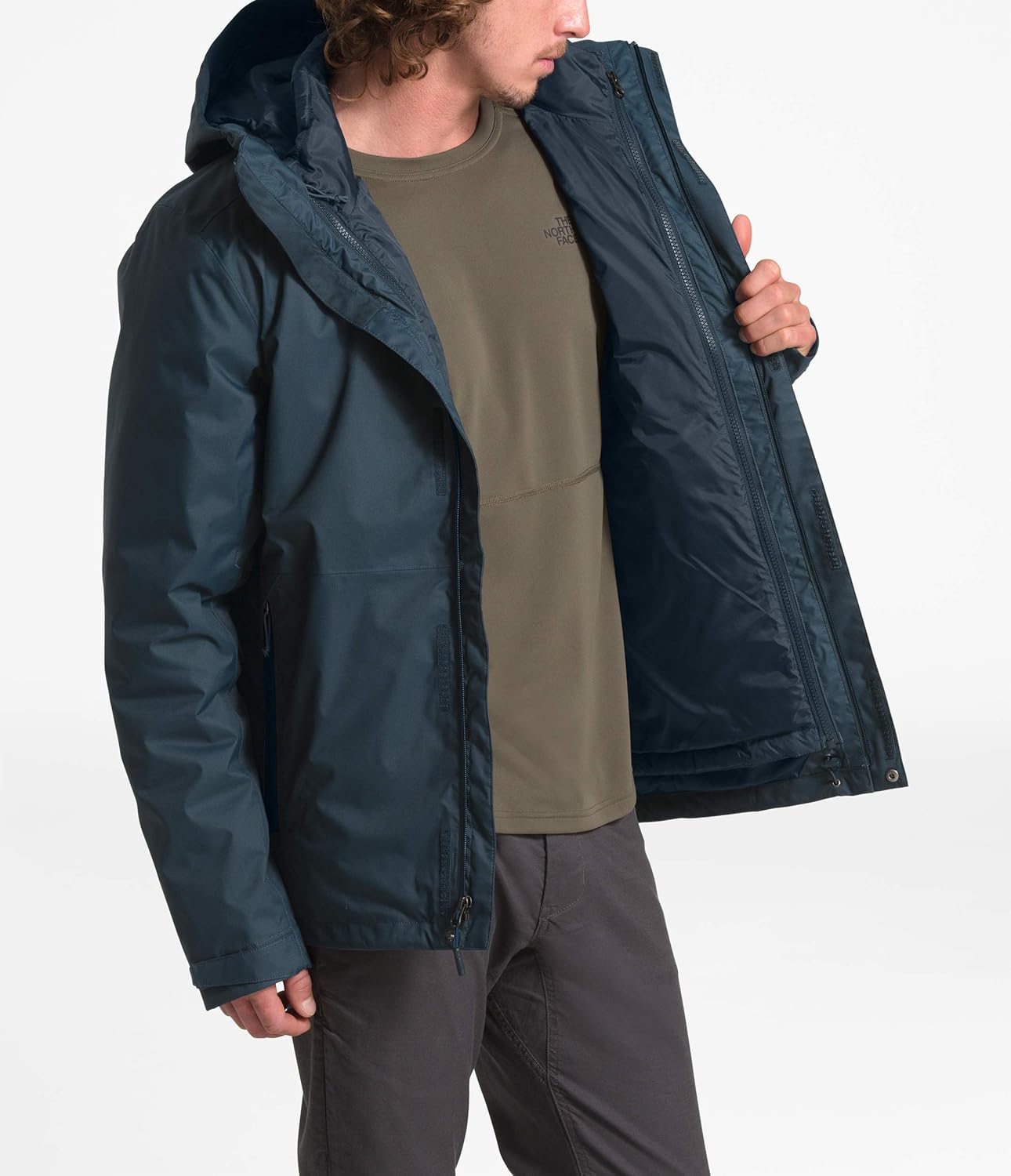 the north face altier down triclimate hooded jacket