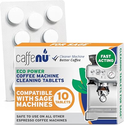 Caffenu Sage & Breville Coffee Cleaning Tablets 10 Pack 1.4g