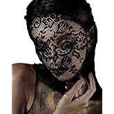 Lace Hole Full Face Mask Gothic Sexy Halloween Adult Spandex Cloth Cosplay Mask