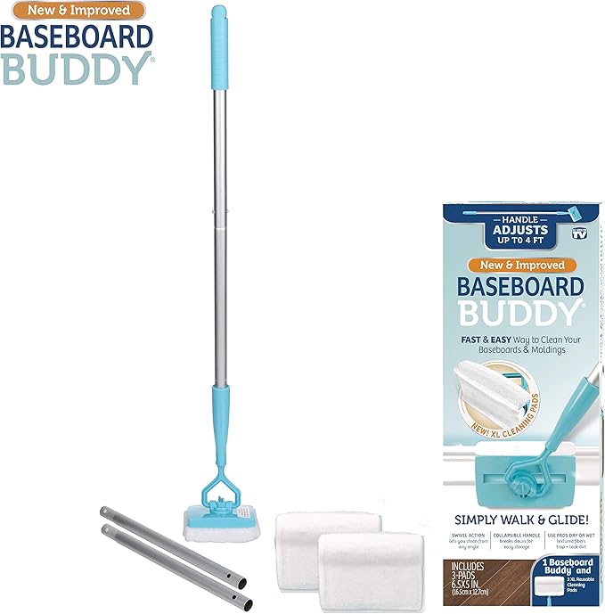 Baseboard Buddy Ã¢â‚¬â€œ Baseboard & Molding Cleaning Tool! Includes 1