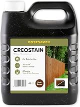 Postsaver Creostain Creocote Oil-Based Wood Treatment 4L Dark Brown