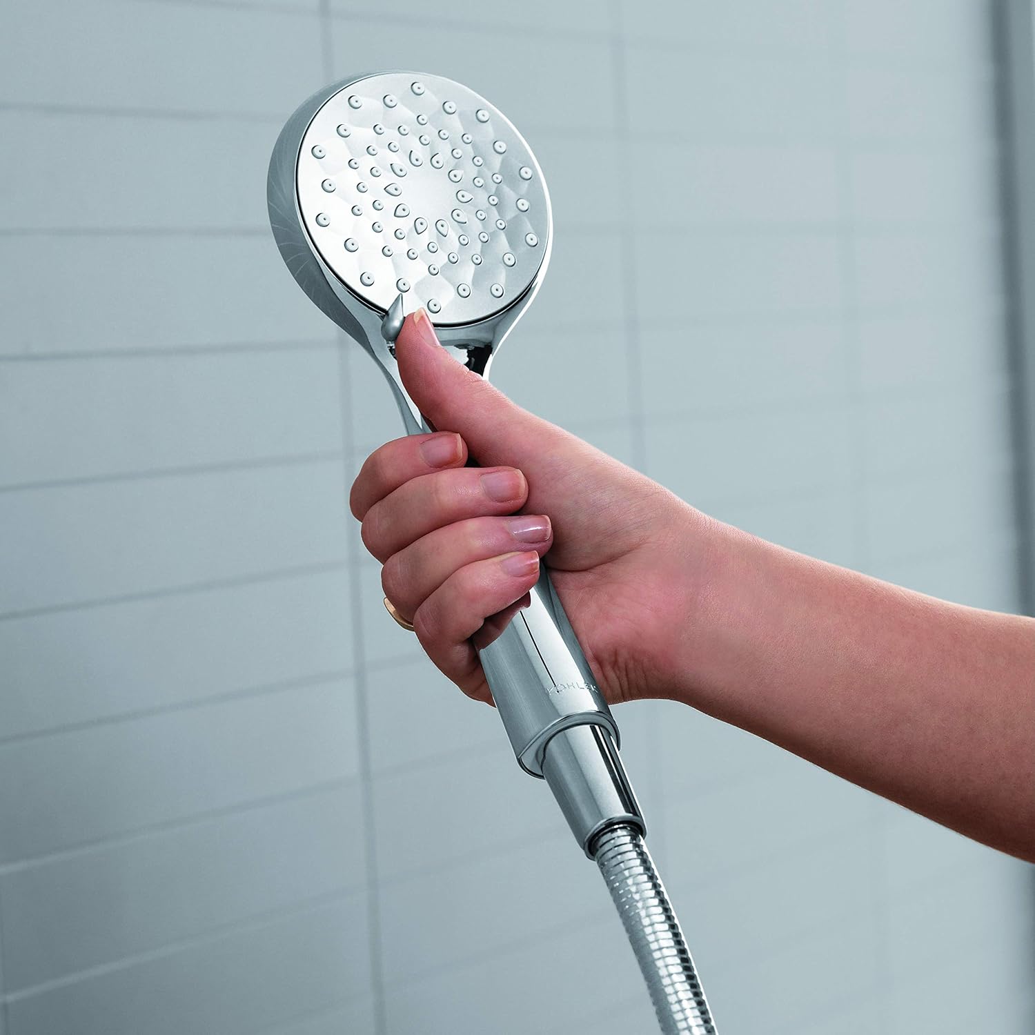 JACOB DELAFON Awaken Organic 3-Jet Shower Head, Chrome - Image 3