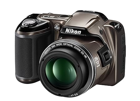 Nikon Coolpix L810 Digitalkamera (16 Megapixel, 26-Fach Opt. Zoom, 7,5 cm (3 Zoll) Display, bildstabilisiert) Bronze