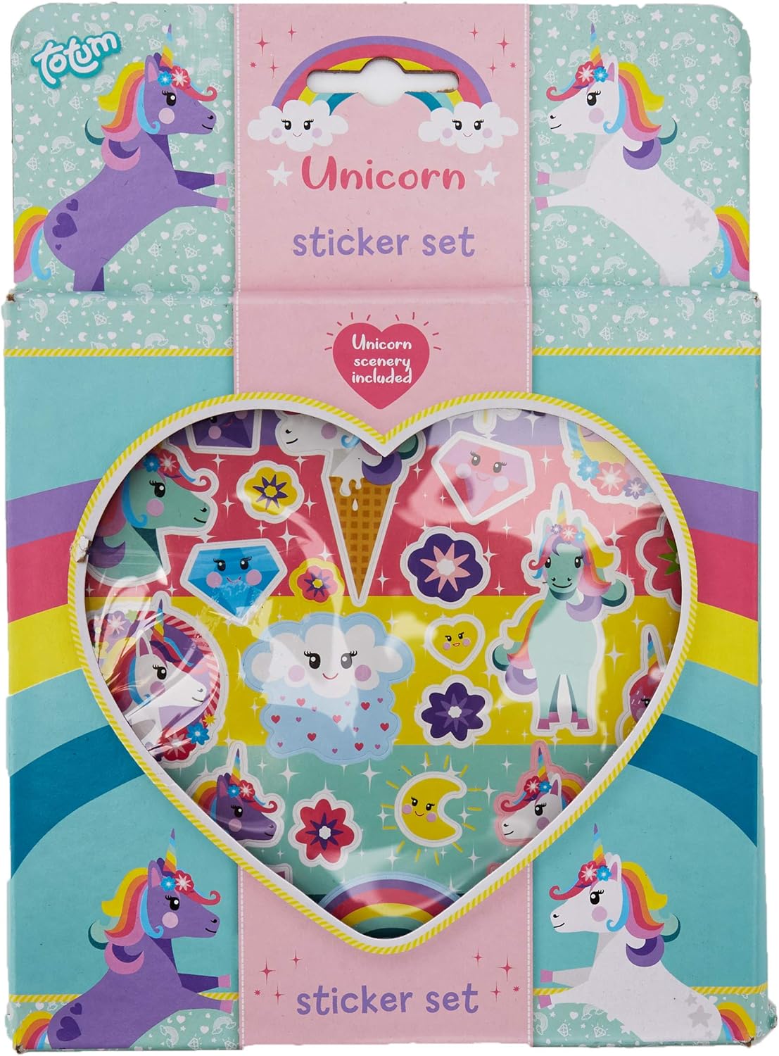 Totum Unicorn Sticker Set, Multicolor, 71384 - Image 5