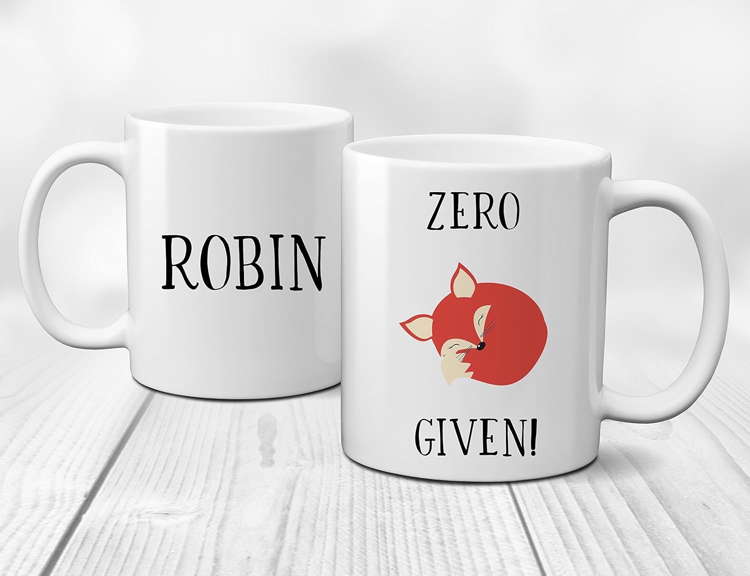 Personalized Zero Fox Given Funny Coffee Mug 11oz Handmade