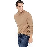State Cashmere Men's Essential Turtleneck Sweater 100% Pure Cashmere Classic Long Sleeve Pullover