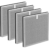 4-Pack 3-in-1 Purezone Replacement Filter, Compatible with Pure Enrichment PureZone Air Purifier, H13 Grade True HEPA Filter, Part#PEAIRFIL