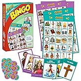 Got It! The Catholic Bingo Game – 2-in-1 Double-Sided Saint & Church Bingo Cards – Faith-Based Religious Game for Families, Classrooms & Mass/Church Groups – Includes Cards, Chips & Storage Bag