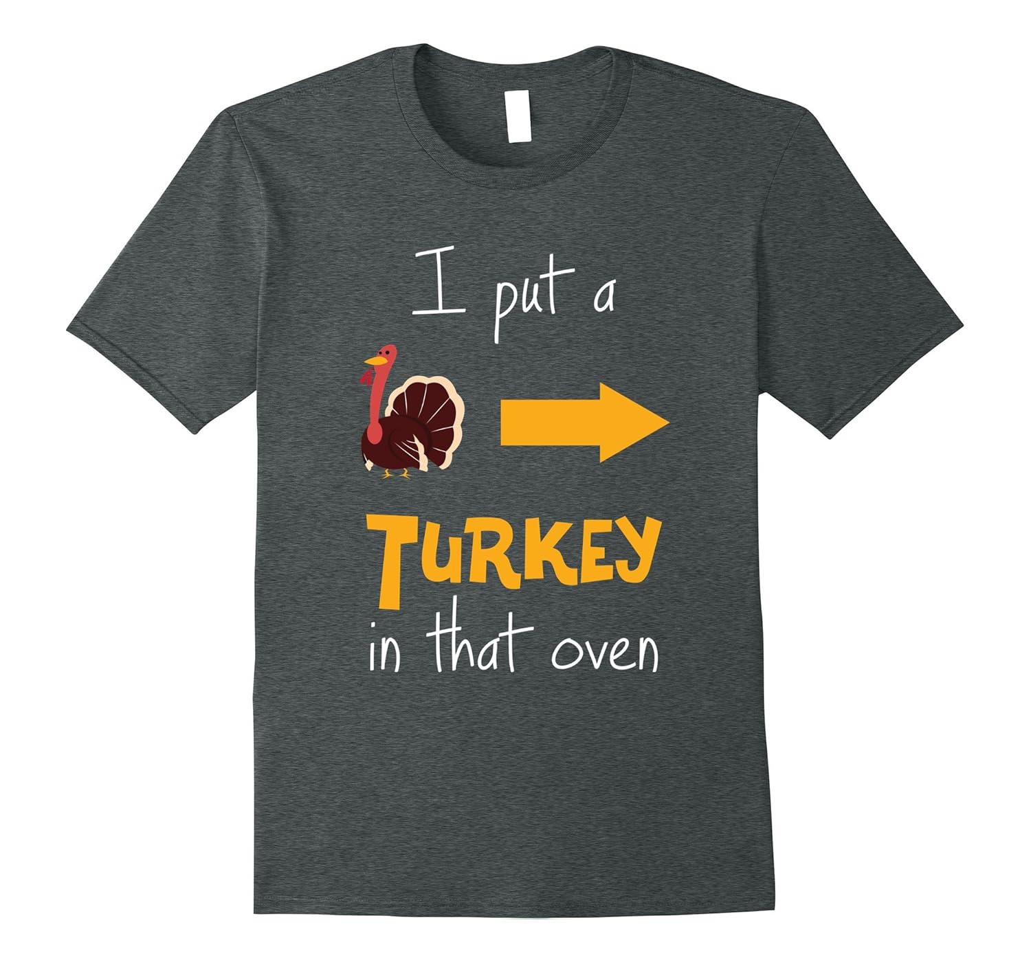 Thanksgiving Turkey T-shirt Expecting Dad Pregnant Wife-Rose