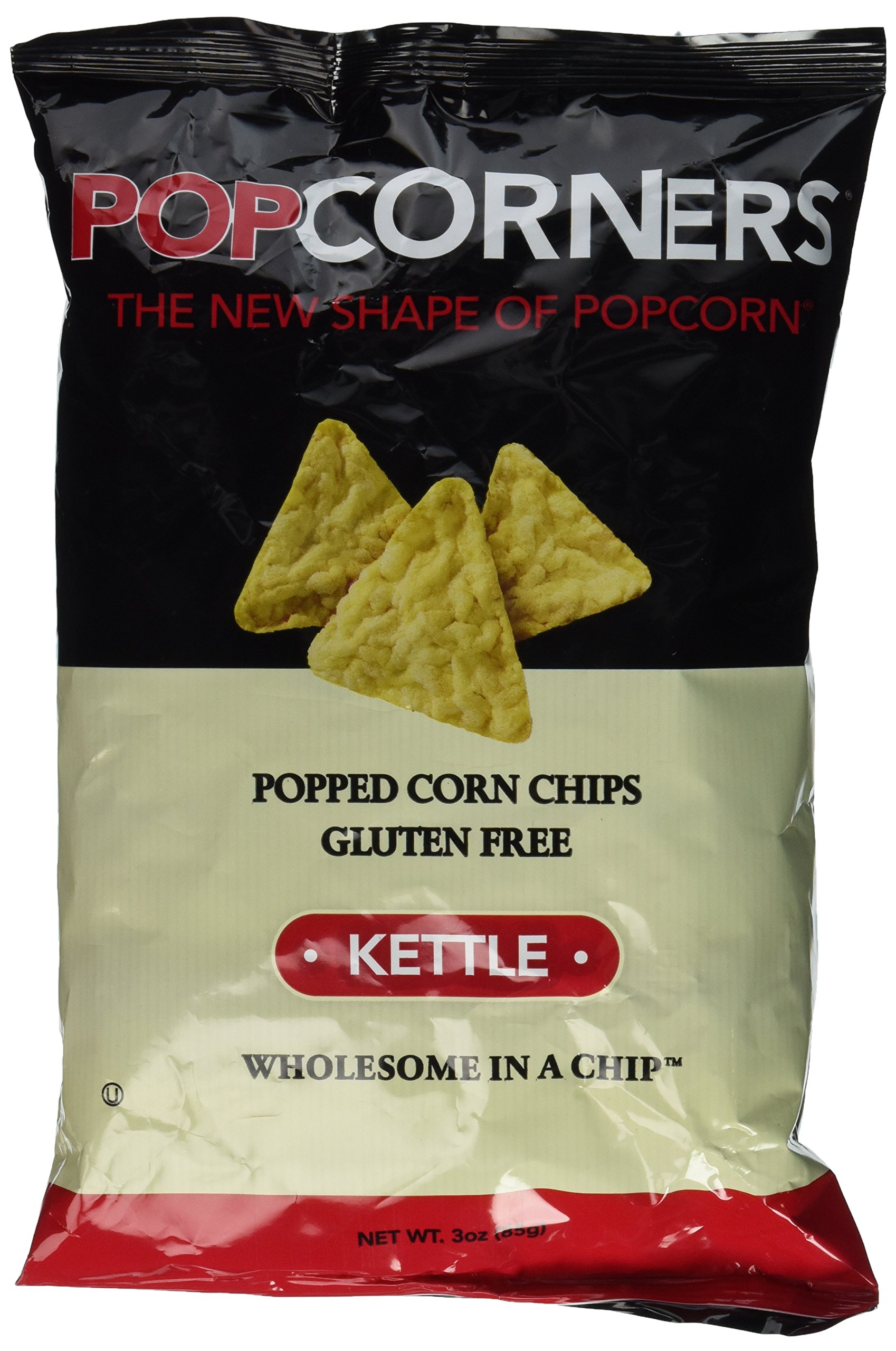 Popcorners White Cheddar Popped Corn Chips, 5 oz