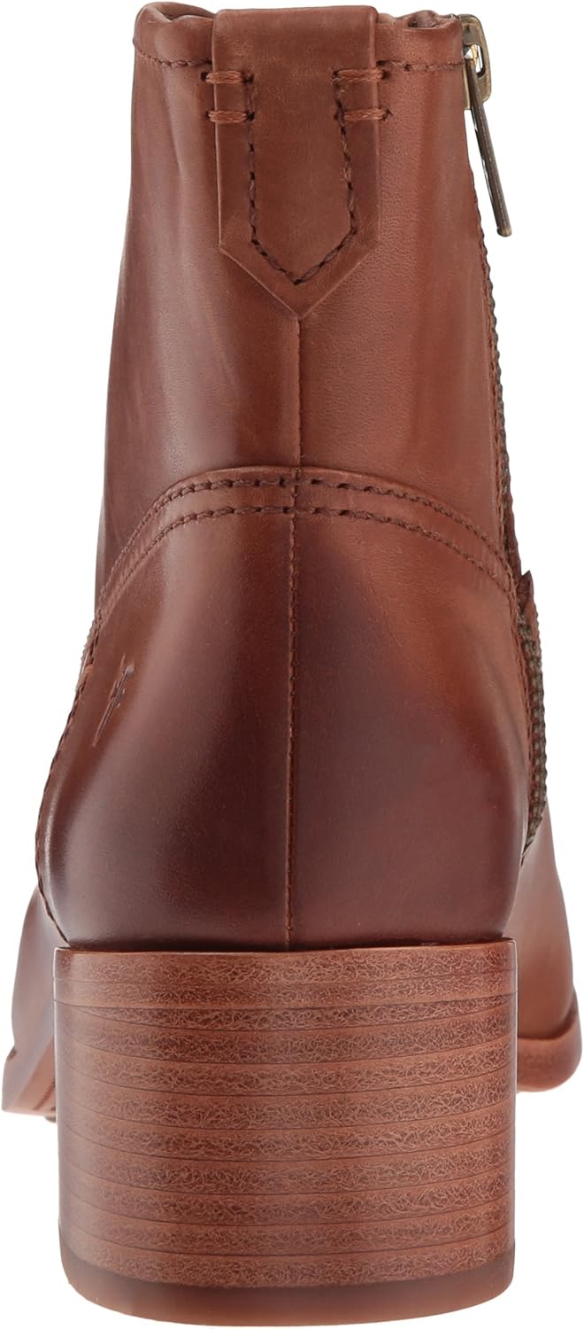 frye claire bootie cognac