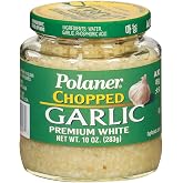 Polaner Premium White Chopped Garlic, 10 Ounce