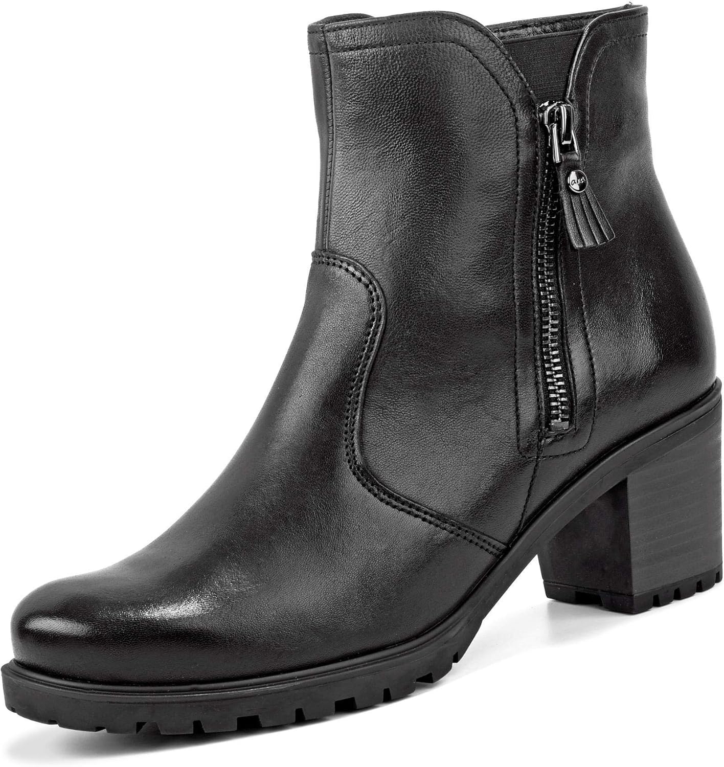 womens biker boots black