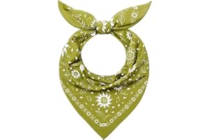 GOT Sports 100% Cotton Bandana for Men & Women - Large 24" x 24" Square Head Scarf, Hair Wrap, Kerchief - Soft & Breathable