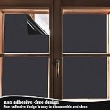 FilmGoo Blackout Window Film Privacy 100% Light Blocking 44.5 x 200cm view 2