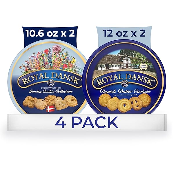 ROYAL DANSK GARDEN COOKIE COLLECTION & DANISH BUTTER...