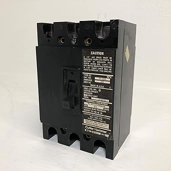 Eaton Cc3200 Type Cc Circuit Breaker 3 Pole 200 Amp 240 Volt Amazon Com Industrial Scientific