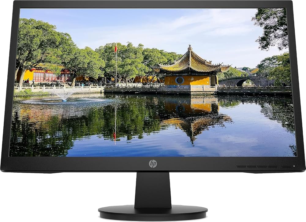 HP 21.4 Inch FHD Monitor VA 75Hz HDMI VGA Tilt Black V22v G5
