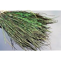 Lot De 2 Serpentins En Fibre Synthétique Douce Pour Pêche à La Mouche – 20 X 10 Cm, Longueur Poils 5-8 Cm, Noir Et Blanc