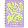 2025 Planner - Daily, Weekly and Monthly Planner 2024-2025, Orange Circle Studio 17 Month Calendar, July 2024 - December 2025, 5.75" x 8.25", Ideal for School - Agatha Planner Botanical Bliss Print