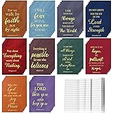 CHENGU 50 Pack Christian Notebooks Prayer Journals Small Pocket Bible Journal for Women Men Bible Notebook Scripture Inspirational Notepads for Office School Home(Vibrant Style)