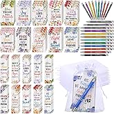 Sinmoe 120 Pcs Mother's Day Bible Gifts Set Include Bible Verses Bookmarks Scripture Ballpoint Pens Christian Notebooks White Organza Bags for Mothers Day Wedding Women Men Party Decoration