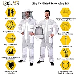 USKEEPERS 3-Layer Ultra Ventilated Bee Suit for Men