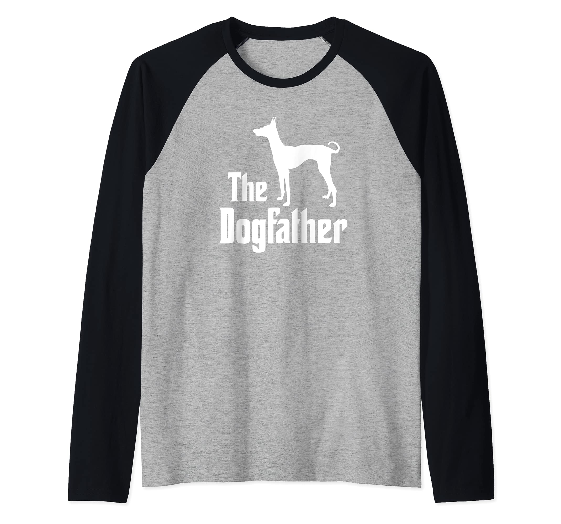The Dogfather - funny dog gift, funny Ibizan Hound Raglan Baseball Tee